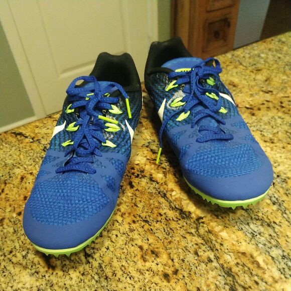 Nike Zoom Rival Mens Size 10.5 Track and Field Sprint Spiked Shoes 806555-413 - Picture 2 of 12